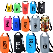 PVC Waterproof Dry Bag Sack For Canoe Floating Boating Kayaking Camping Backpack