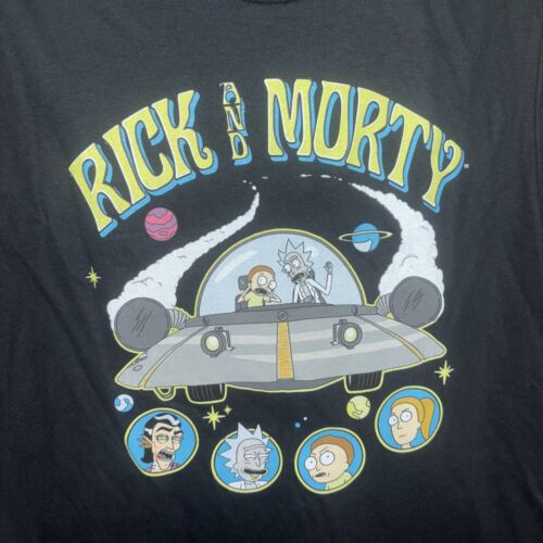 T-Shirt RICK AND MORTY UFO Raumschiff Größe Small lizenziert Erwachsene Herren Grafik - Bild 2 von 3