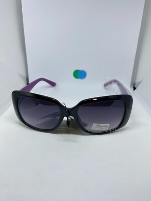 Giselle Women’s Black Round Sunglasses with Gradient Purple Lenses s-l400.jpg main image 3