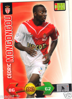 Panini Fußball Adrenalyn 2010 - Cédric MONGONGOU - ASM FC (A3711)