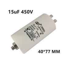 CBB60 15MFD 15uF 450V 450VAC Start Capacitor Motor HVAC For Washer Screw 40 77