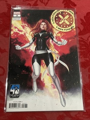 X-Men Forever #3 - Inhyuk Lee Phoenix Black Costume Variant Cover - Bag/Board