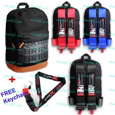 For TYPE R Racing Harness Adjustable Shoulder Straps JDM Bride Racing Backpack