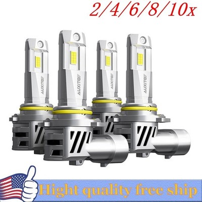 2/4X For Honda Accord 2003-07 LED Headlight 4 bulb White High/Low Beam 9005 9006