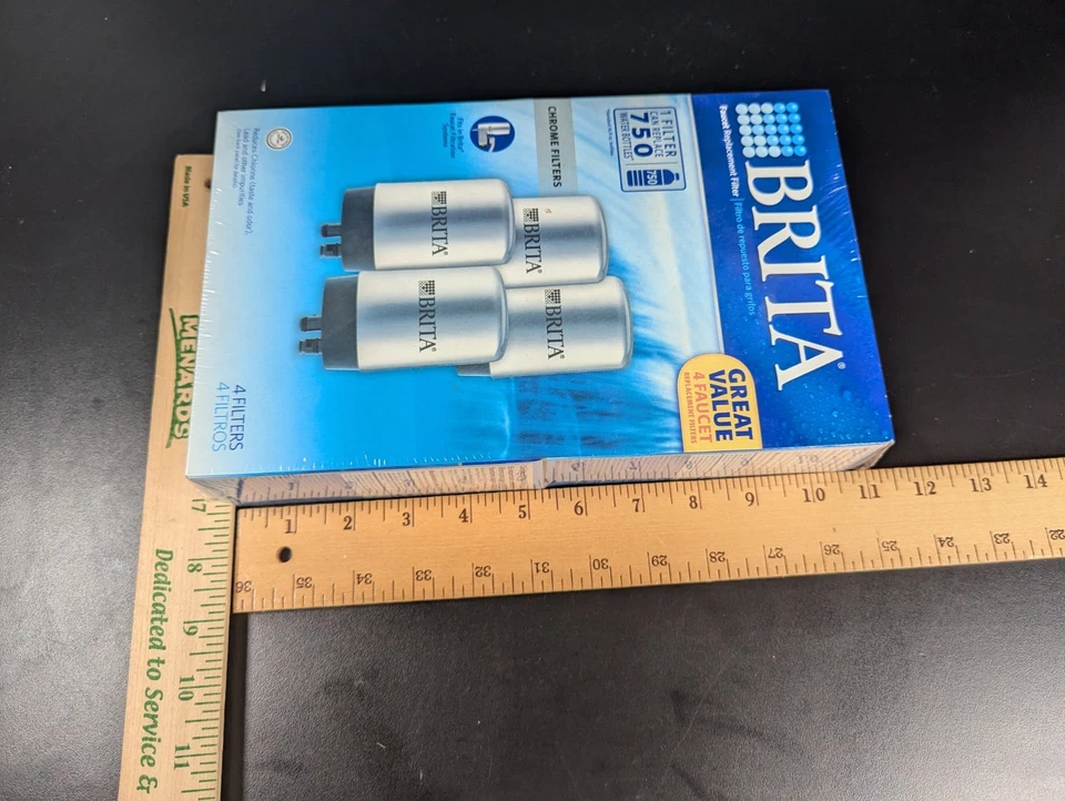 Brita On-Tap Faucet Water Filter Replacements Chrome 4 Count Filteration System  - Image 4 of 4