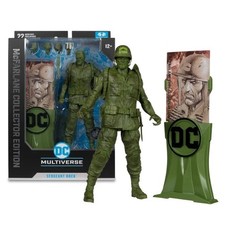 McFarlane DC Multiverse Sergeant Rock Collector Edition Platinum Chase
