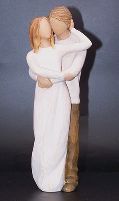 Willow Tree ''Together'' Figurine, 9'' Tall,  Demdaco 2000 Susan Lordi Sweet Love