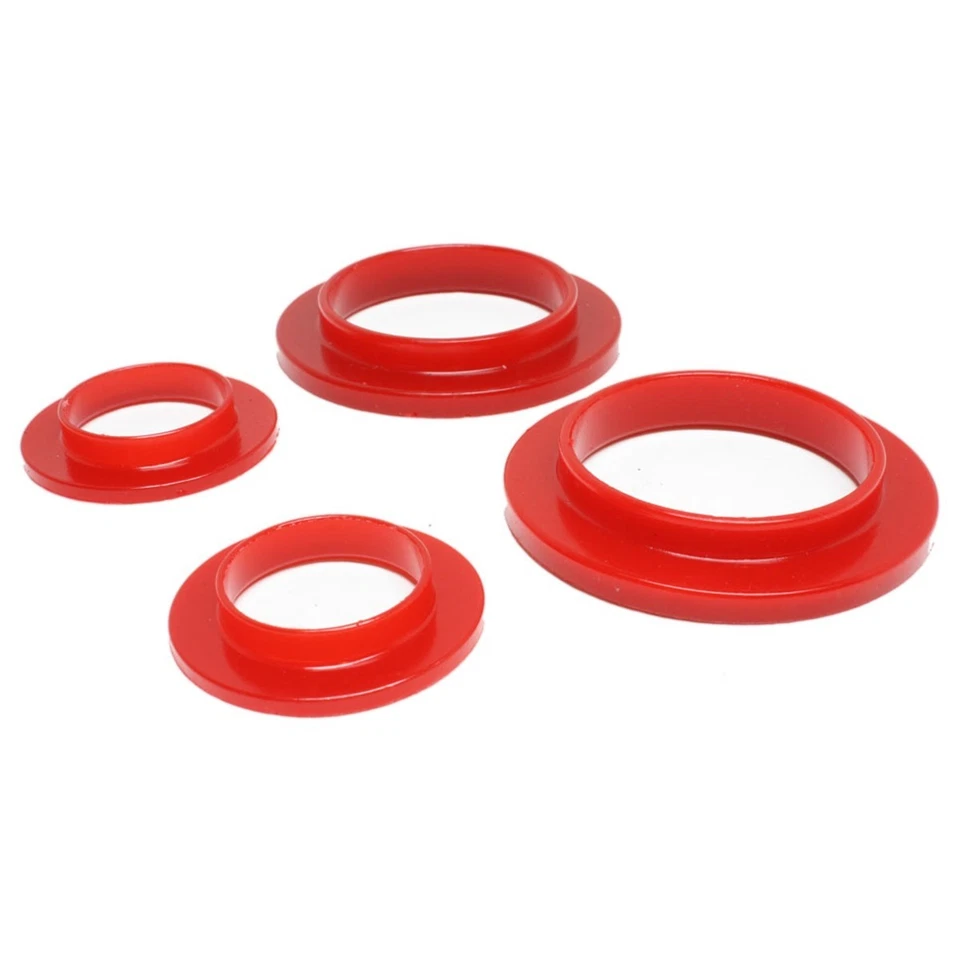 Juego de 4 aisladores de muelle helicoidal traseros 4.6101R Energy Suspension para Ford Mustang Foto 2 de 4