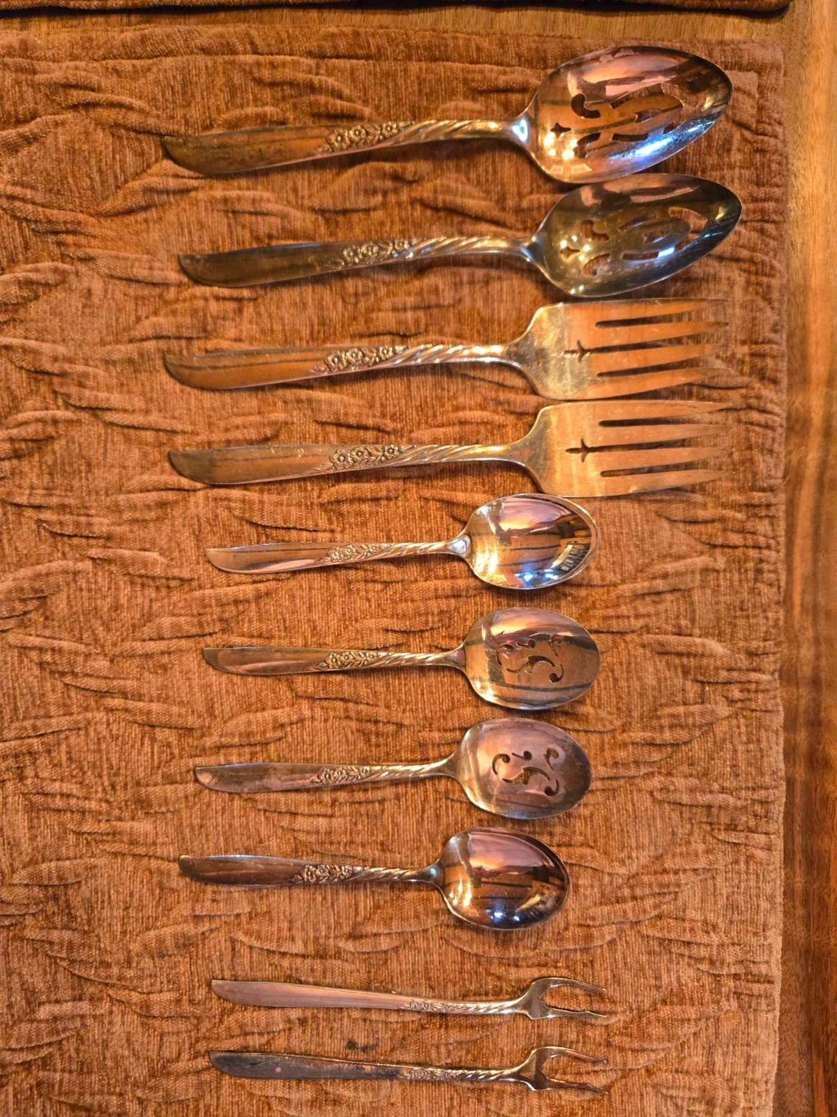 Oneida silver stainless steel vintage serving pieces