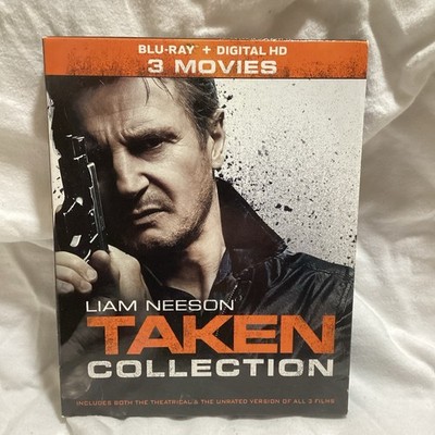 Blue Ray Movies  Taken 1,2, and 3. All Blue Ray