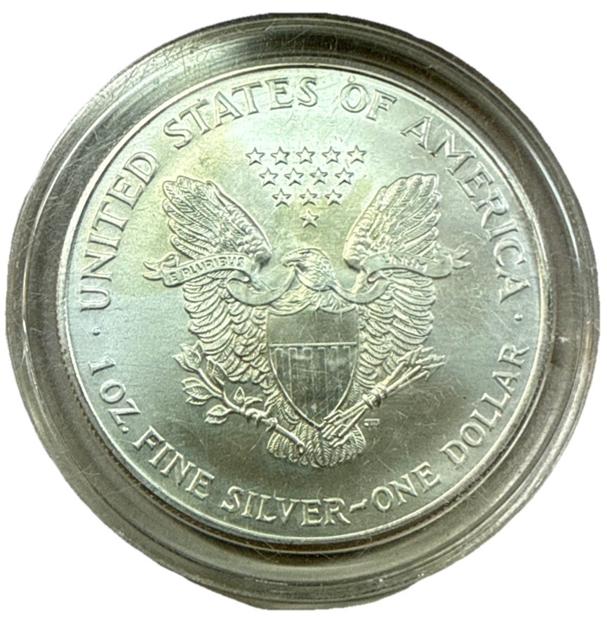1999 Colorized American Silver Eagle 1 oz .999 Fine Silver Dollar