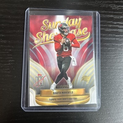 2025 Topps Signature Class Sunday Showcase color match Baker Mayfield /299