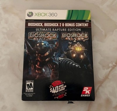 BioShock Ultimate Rapture Edition 1 , 2 & Bonus Disc (Xbox 360, 2012) Complete