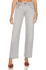 MOUSSY VINTAGE NWT 360 Panaca Straight-Leg Jeans in Light Black 29