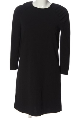 MANGO BASICS Langarmkleid Damen Kleid Gr. DE 36 schwarz Casual-Look