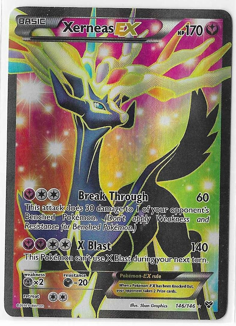 Pokemon X & Y Base Set Xerneas-EX #146 Pokemon X & Y Base Set Xerneas-EX #146