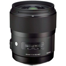Sigma 35mm f/1.4 DG HSM Art Lens for Canon DSLR Cameras USED