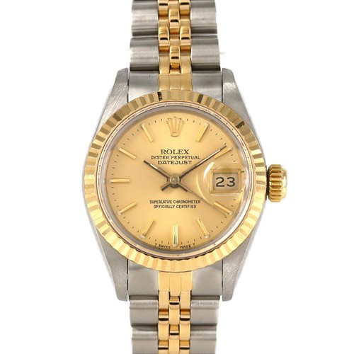 Authentic Rolex Datejust 69173 SSxYG Mechanical Automatic L Series #270-004-...