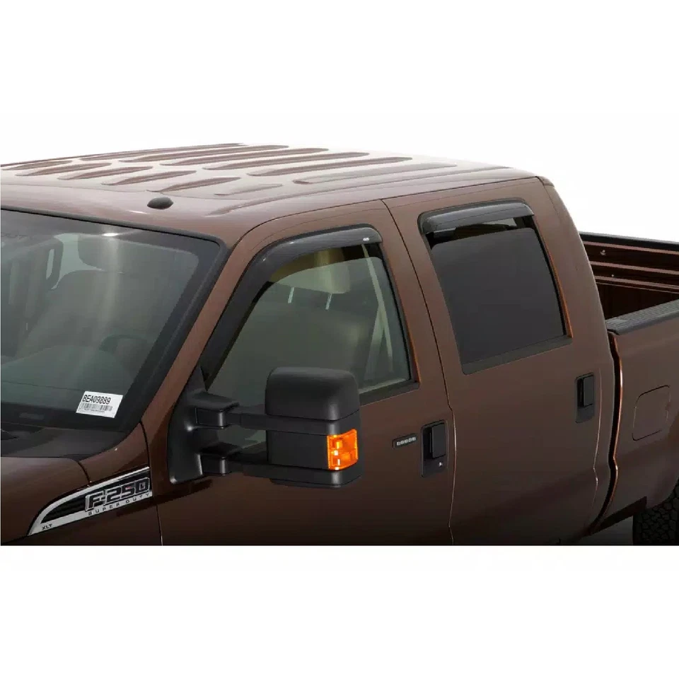 AVS Ventvisor Front & Rear Window Deflectors for F-250 F-350 Super Duty Ext. Cab Foto 3 de 4