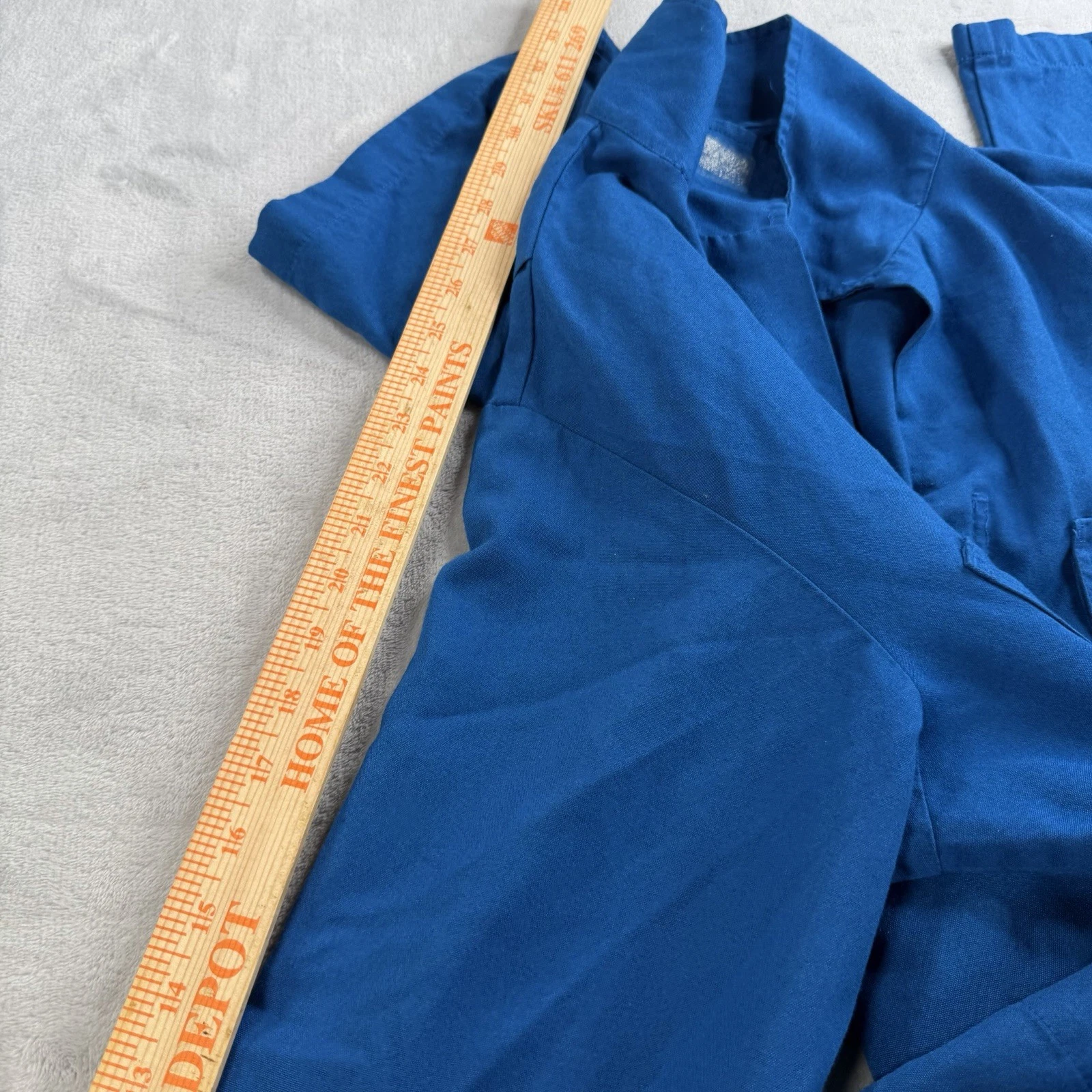 Workrite FR Nomex Coveralls Mens 48R Blue Flame Resistant Workwear HRC1 - product detail image 5