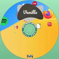 Latest New Release Vanilla Linux OS Operating System for PC on DVD
