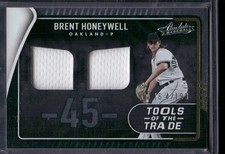 2022 Panini Absolute #TTT2-BH Brent Honeywell Tools of the Trade 2 Swatch #/199