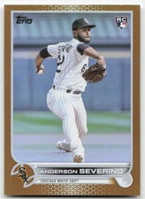 2022 Topps Update #US265 Anderson Severino Gold Foil