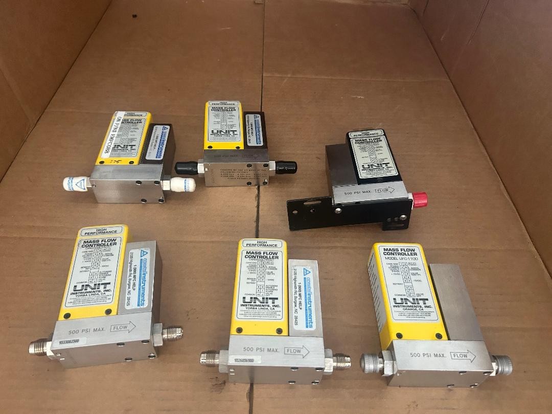 Qty.6 Unit Mass Flow Controllers UFC 1100A UFC 1200 UFC 1500A UFC 1100 MFC