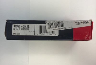 Proto J4990-SMXL , 6 Pc , 3/8'' Drive Metric Extra Long Hex Bit Socket Set