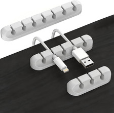 Silicone Cord Organizer Clips 3 Pack Self-Adhesive Cable Holders for Home office