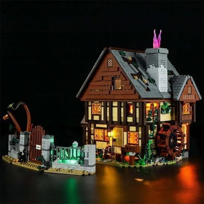 Yeabricks 21341 Disney Hocus Pocus: The Sanderson Sisters  Cottage LED-Beleuchtung