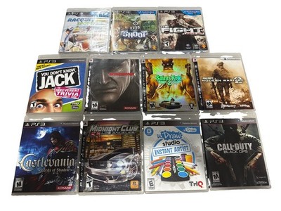 Lot of 11 Games for Sony PS3 COD, Castlevania, Metal Gear SCRATCHED UNTESTED