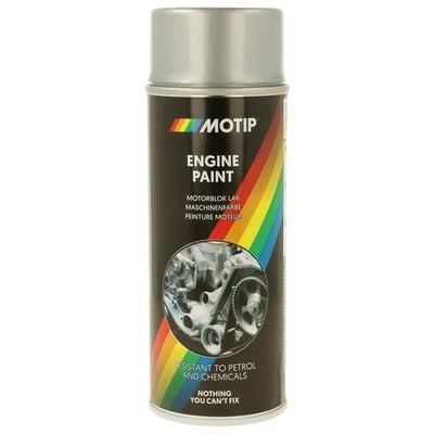 1 x Motip Maschinenfarbe Spray Aluminium 400ml 04093 Glänzend  Motor Lack