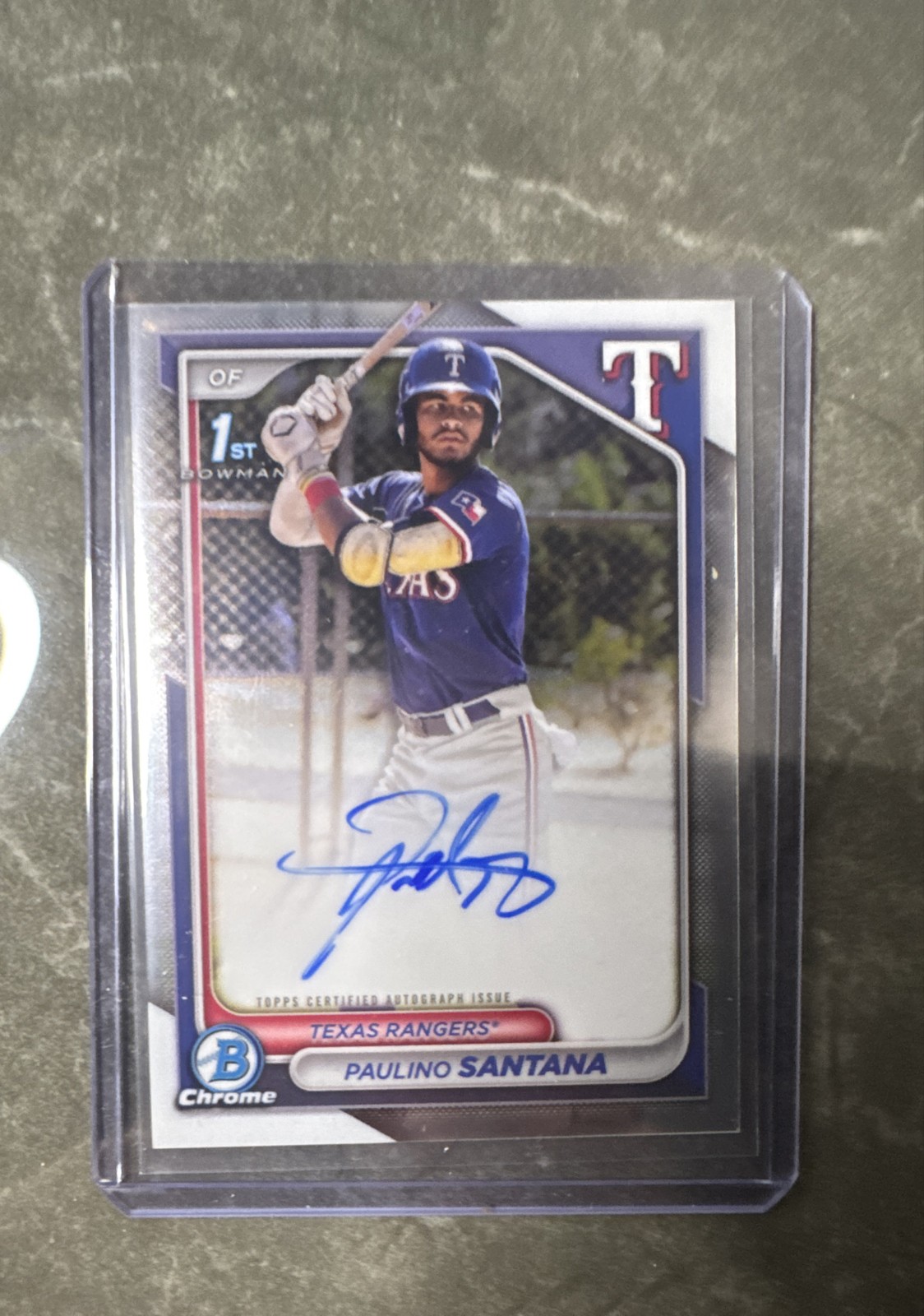2024 Bowman Chrome - Prospect Autographs Paulino Santana #CPA-PS