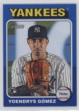 2024 Topps Heritage High Number Dark Blue Border Yoendrys Gomez Gómez #661 1kn1