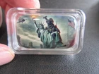 Hayleybug Mint 2 Troy oz .999 Fine Silver Bar “ Defending Liberty” 41/50