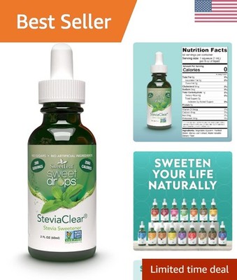 Sweet Drops- Flavored Stevia Liquid Sweetener, Organic Extract, Zero Calorie,...