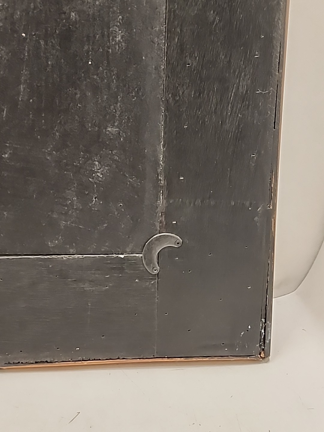 Vintage MCM Bamboo Wall Mirror 24"x20" Large. Asian Rustic Decor.