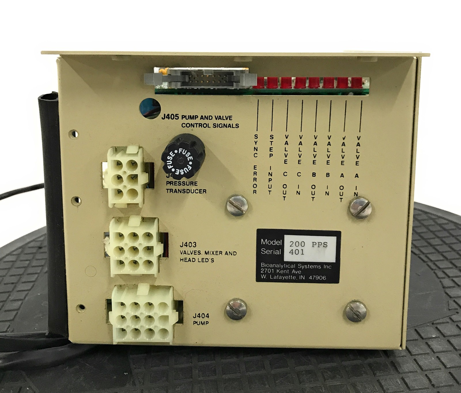 Bioanalytical Systems 200 PPS Pump & Valve Control Module HPLC Controller Unit