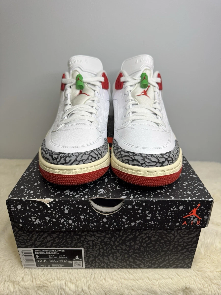Jordan Spizike Low SE Do The Right Thing White/Red/Black Low Top IM7425-100