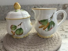 Villeroy & Boch Parkland Porcelain Creamer & Sugar Bowl Set - EXCELLENT