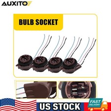 4pc Bulb Harness Wire Plug 3157 4157 for Turn Signal Brake Light Socket Pig Tail