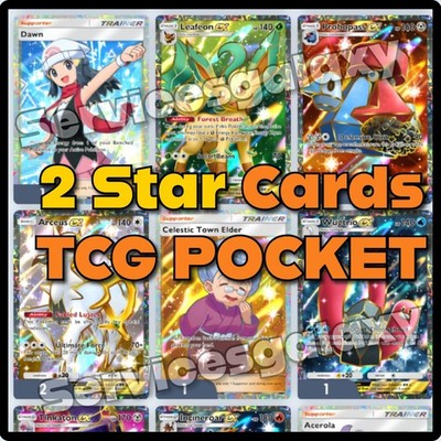 Pokemon TCG Pocket Any 2 Star Excluding Professor's Research