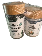 Snap Supplements GUT BUNDLE Organic Spirulina & Gut Health PYLOPASS Probiotics