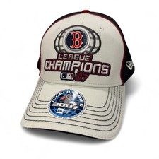 Boston Red Sox 2007 World Series Champions white and black cap baseball