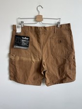 VTG DS NWT Carhartt Mens Shorts Duck Canvas B25 BRN Sz 40 Work Carpenter 8.5"