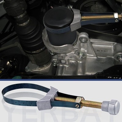 Adjustable Oil Filter Cap Spanner Strap Wrench Repair tool for Motorcycle Car