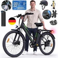 WITAMBIKE Herren E-Bike 26" 36V 15Ah 100km Reichweite Elektrofahrrad 25KM/H 43NM