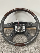 2003-2006 Cadillac Escalade Steering Wheel Wcontrols Oem Neutral Woodgrain Nice 2003-2006 Cadillac Escalade Steering Wheel Wcontrols Oem Neutral Woodgrain Nice