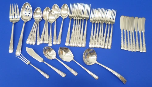 1410 grams Towle CANDLELIGHT Sterling Silver Flatware Lot Forks Spoons NOT SCRAP